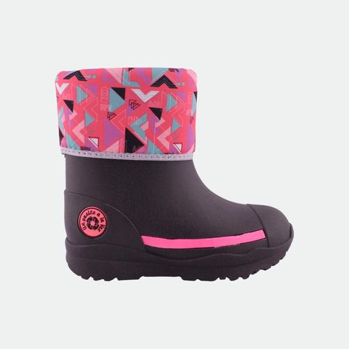 Bota Veronica - NEGRO ROSA GEOMETR