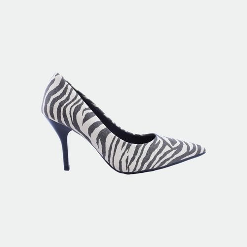 Zapato Estileto - NEGRO CREMA LAGARTO