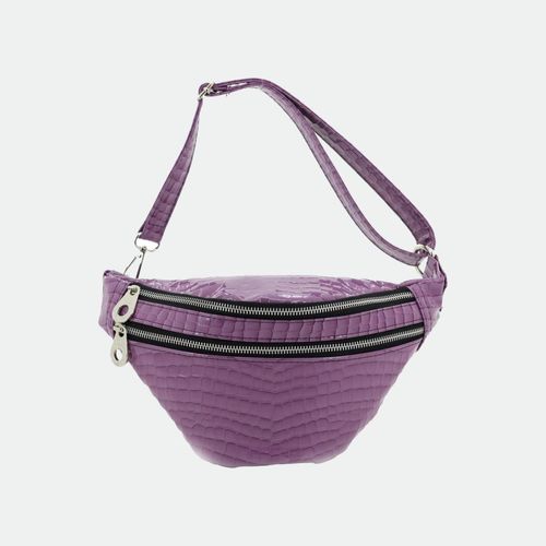 Riñonera Urbana - LILA CHRL CROCO