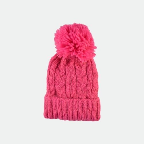 Gorro Pompom - FUCSIA