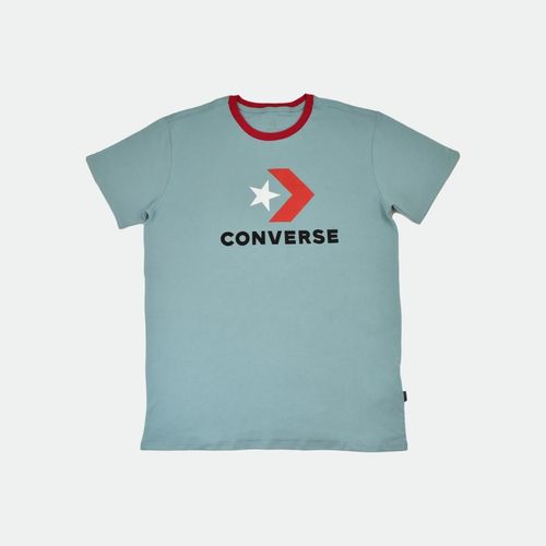 Star Chevron Logo tee - CELESTE