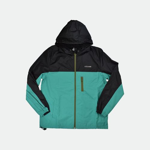 The Net Windbreaker - NEGRO VERDE