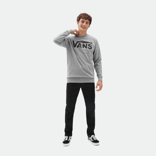 Classic V Crew - GRIS MELANGE NEGRO