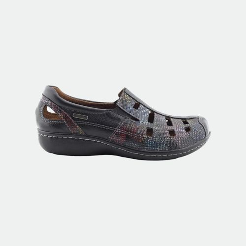 Zapato Calado - NEGRO FLOWER