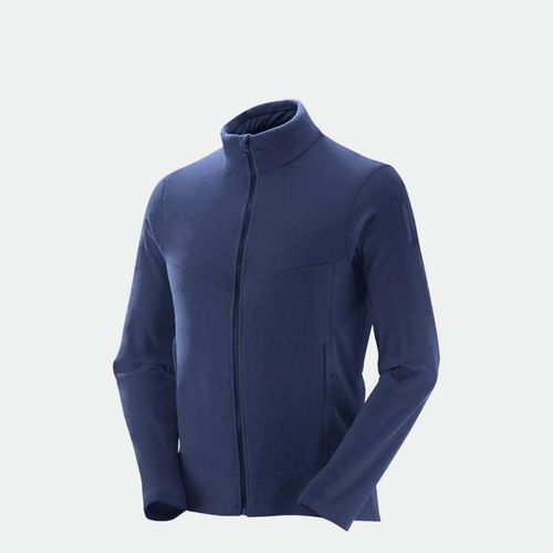 Campera Salomon Polar Abrigo Hombre - NAVY PEONY