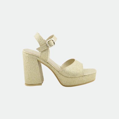 Sandalia De Vestir - ORO GLIT