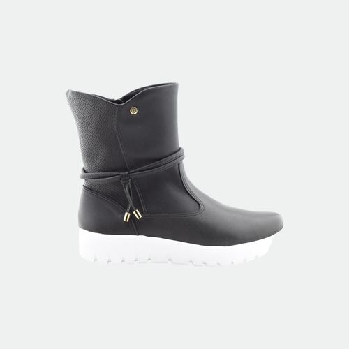 Bota Urbana Con Lazo Piccadilly 950044 - NEGRO BLANCO