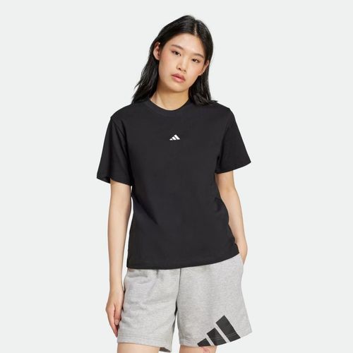 Remera Adidas Essentials - NEGRO BLANCO