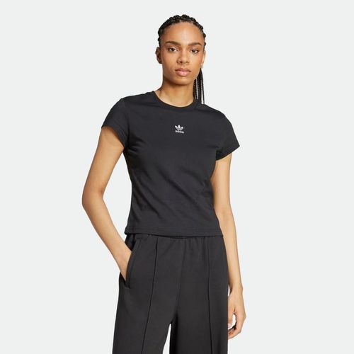 Remera Ess Slim Tee mujer ADIDAS - NEGRO