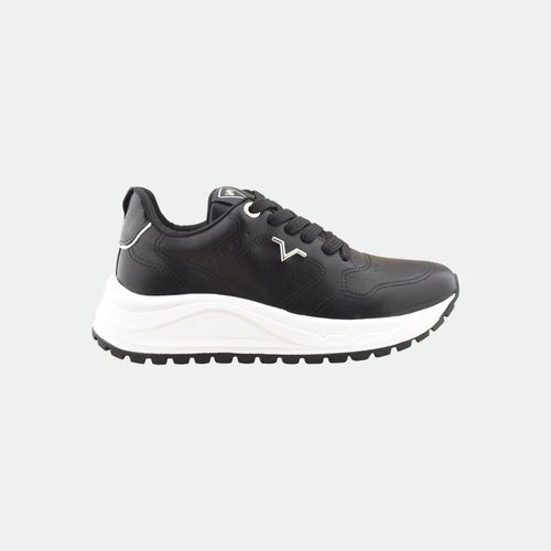 Zapatilla Urbana - NEGRO PLATA
