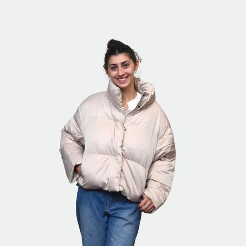 Campera Abrigo Mujer No Brand - NATURAL