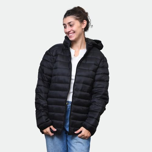 Campera Abrigo Hombre Acolchada - NEGRO
