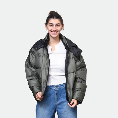 Campera Abrigo Mujer No Brand - VERDE OLIVA