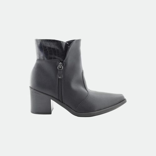 Botineta Casual Piccadilly - NEGRO VIN CROCCO