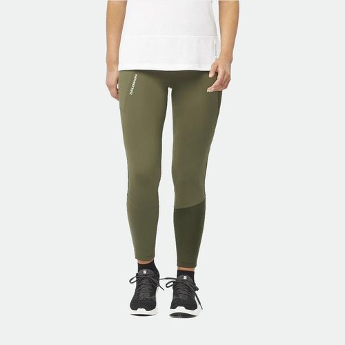 Calza Salomon Deportiva Run 25 Tight W - GRAPE LEAF FOREST NIGHT