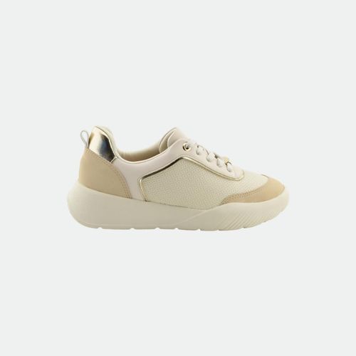 Zapatilla Casual Piccadilly 949026 - OFF WHITE MARFIL ORO