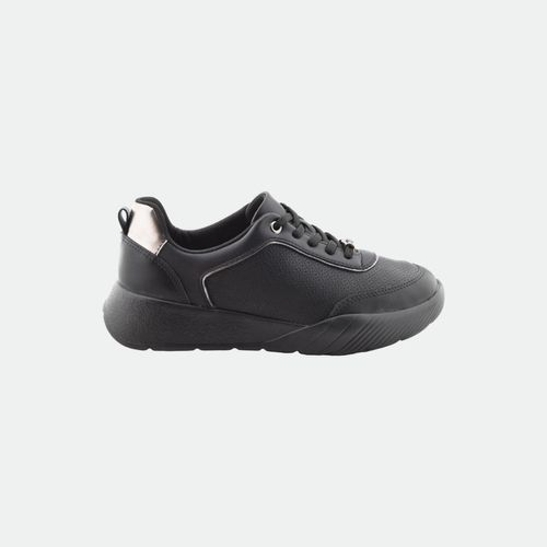 Zapatilla Casual Piccadilly 949026 - NEGRO PLATA