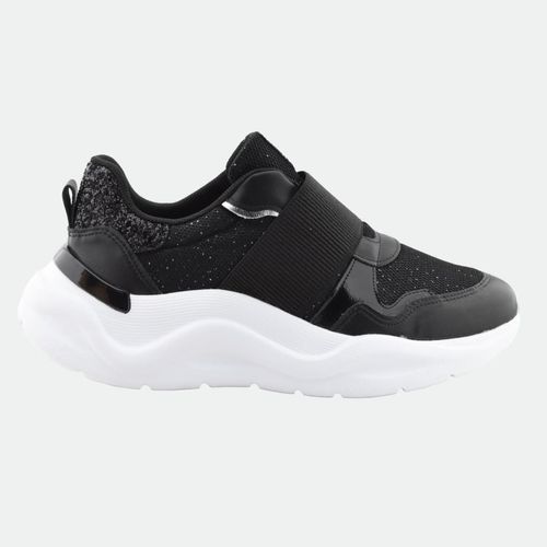 Zapatilla Casual Piccadilly 939017 - NEGRO PLATA