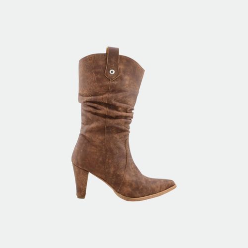 Bota Texana Arruchada Tokyo - CHOCOLATE GAST