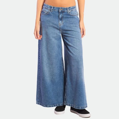 Jean Volcom Mid Rise Mega Wide - AZUL JEAN