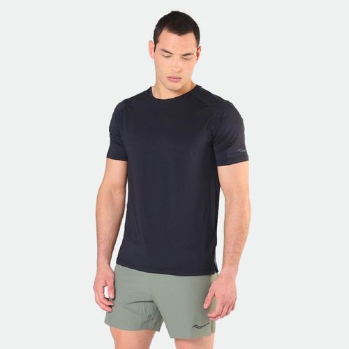 Remera Running Saucony Hurricane Short Sleeve M - BLACK