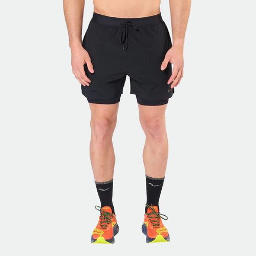 Short Running Saucony Outpace 7" 2 en 1 Hombre - BLACK