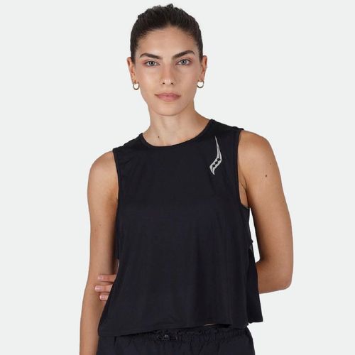 Musculosa Top Running Saucony Pinnacle - BLACK