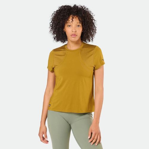 Remera Running Saucony Hurricane Sleeve Mujer - CAMEL