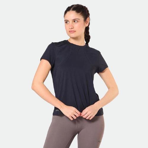 Remera Running Saucony Hurricane Sleeve Mujer - BLACK