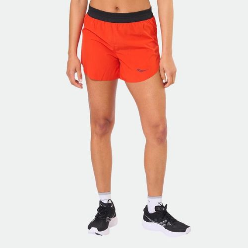 Short Running Saucony Kinvara 3" Mujer - RED