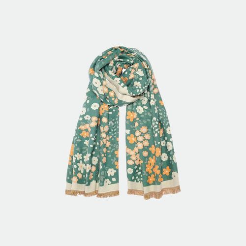 Bufandon Flores Zaphir - VERDE COMB