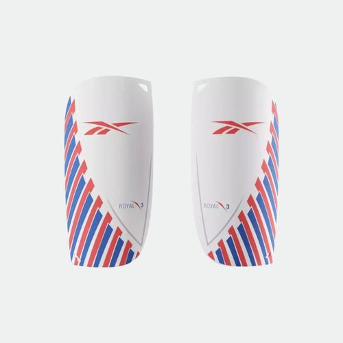 Canillera Futbol Royal 3 Reebok - BLANCO AZUL ROJO