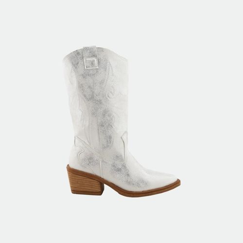 Bota Texana Larga Friends 54 - PLATINO