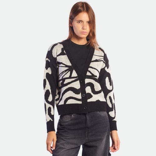 Sweater Volcom Cardigan Zephyr - NEGRO BLANCO