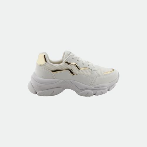 Zapatilla Urbana Ch5045 - BLANCO DORADO