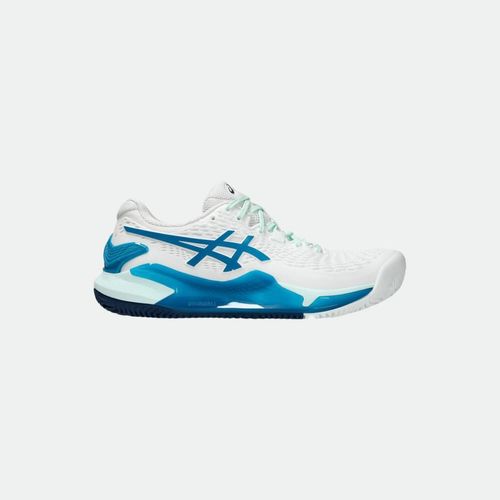 Zapatilla Tenis Asics Gel Resolution 9 Clay W - WHITE ROYAL