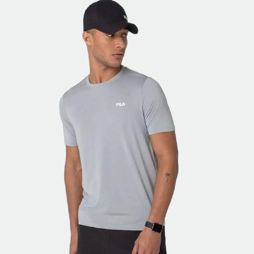 Remera Fila Hombre Sport Melange Lux - GRIS GLACIAL MI