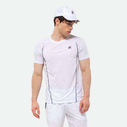 Remera Fila Hombre Match - BLANCO MARINO
