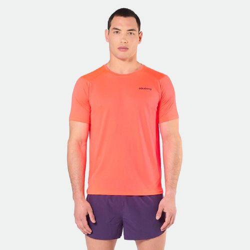 Remera Saucony Técnica Deportiva - RED BRUSH