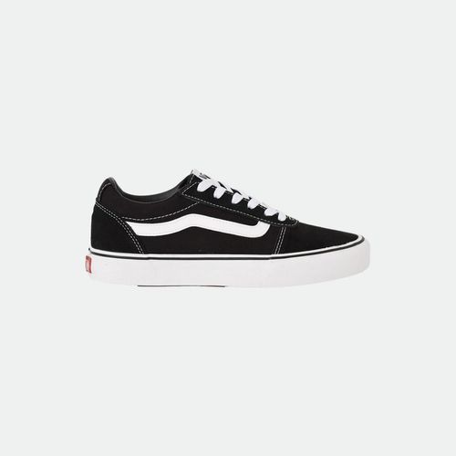 Zapatilla Caldrone Suede Vans Unisex - BLACK WHITE