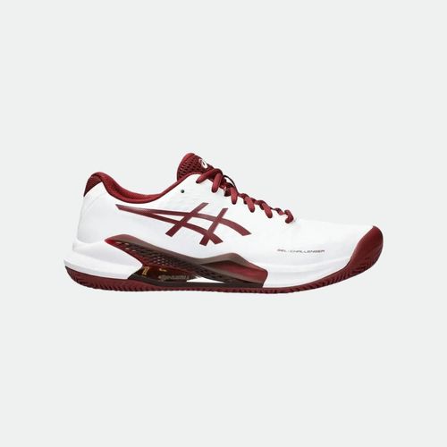 Zapatilla Tenis Asics Gel Challenger 14 Clay M - WHITE ANTIQUE RED