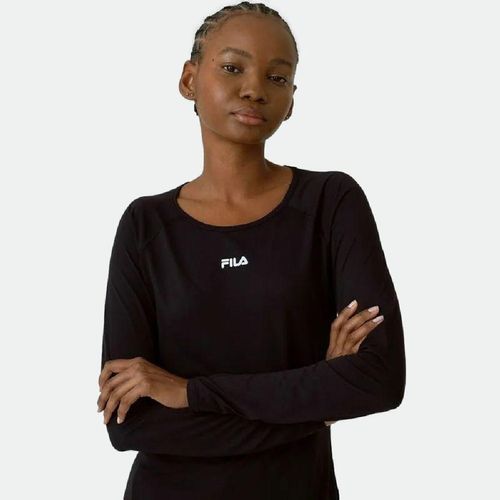 Remera Fila Mujer Bio ll - NEGRO PLATA REFLEC