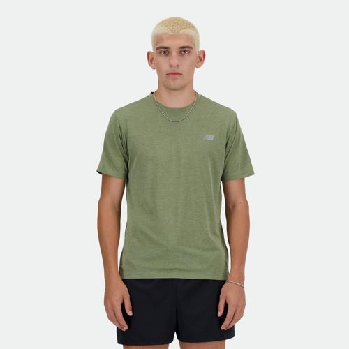 Remera Deportiva New Balance Athletics T Shirt - GREEN