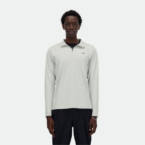 Space Dye 1/4 Zip - GREY MELANGE