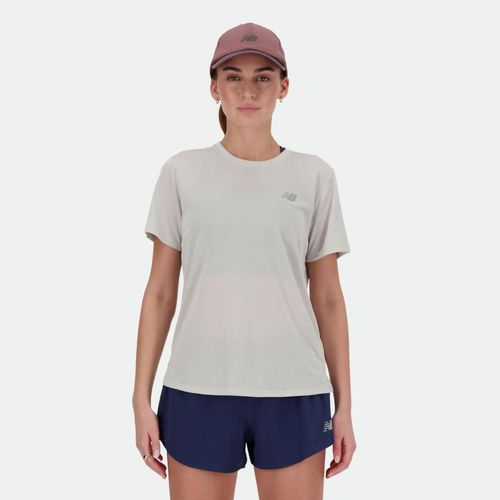 Remera Deportiva New Balance Athletics T Shirt - ASH HEATHER
