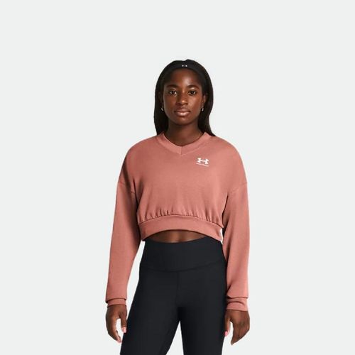 Buzo Under Armour Rival Terry Crew - PINK