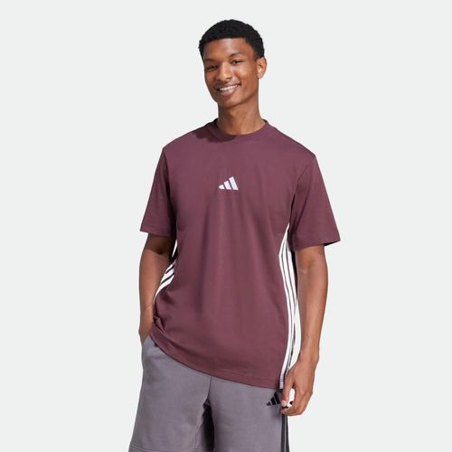 Remera Adidas Essentials - AURORA RUBY WHITE