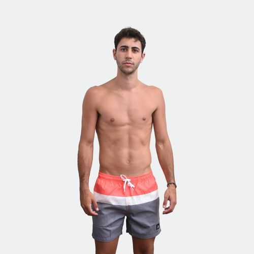 Short de Baño Topper Slim - CORAL SUGAR BLOCK