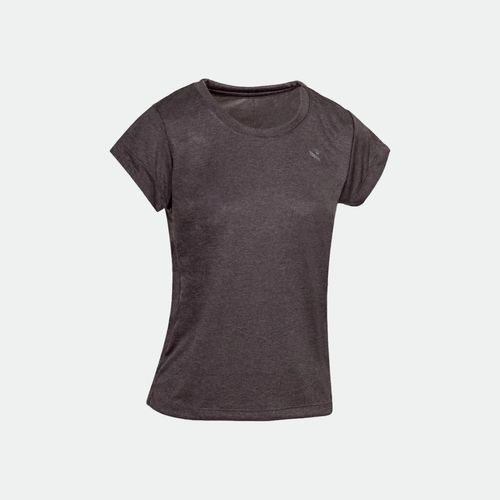 Remera Topper Deportiva Basic Wmn Trng - GRIS MELANGE MEDIO