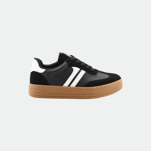 Zapatilla Urbana Vía Marte. Ref 214-005 - NEGRO BLANCO B/CARAMELO